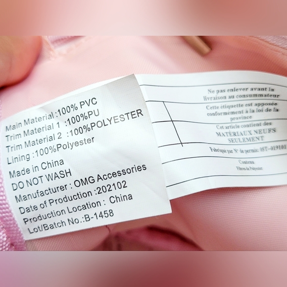 OMG Miss Gwen Unicorn Small/Mini Backpack Glitter Pink 9"×10"×3" - Picture 6 of 15